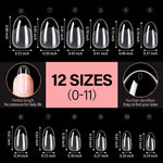 Full Cover Clear Nail Tips 
