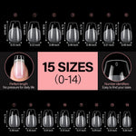 Full Cover Clear Nail Tips 