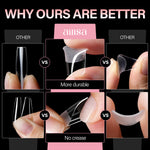 Half Matte False Nail Tips 