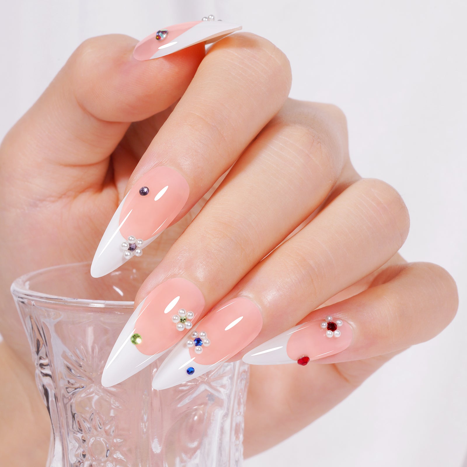 French Tip Press on Nails 