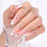 Almond French Tip Press on Nails 