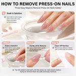 12 Mixed Colors Press-On Nails