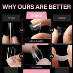 Half Matte False Nail Tips 