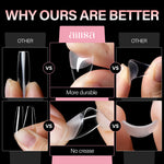 Half Matte False Nail Tips 