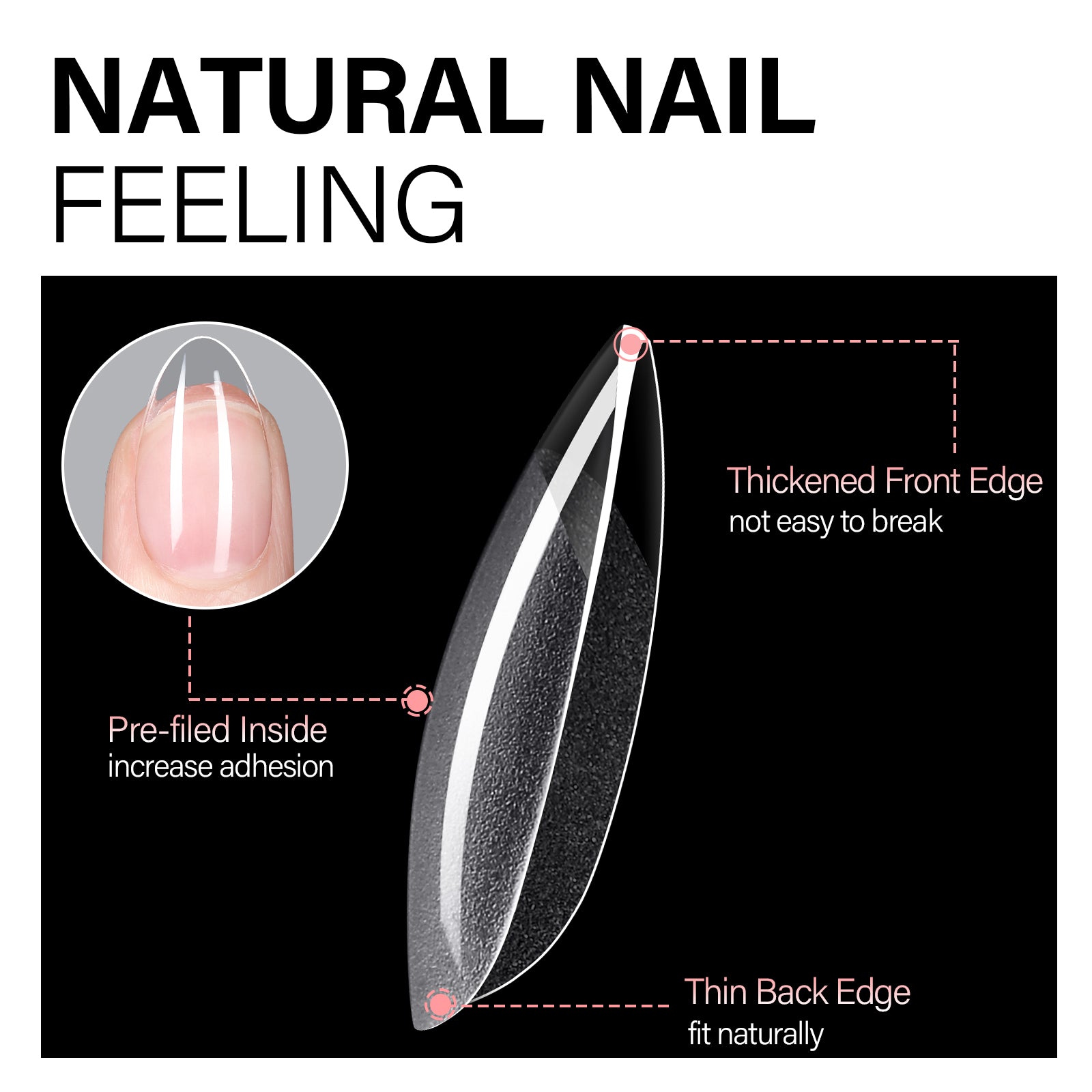 Gel Nail Kit 240pcs Nail Tips 