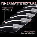 Full Cover Clear Nail Tips 