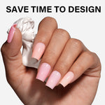 RealFit Nude Tone Mixed Color Press-On Nails 
