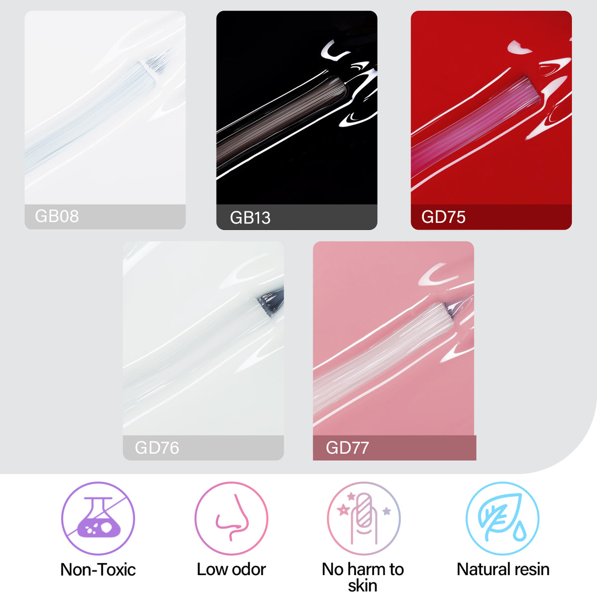 AILLSA 7PCS Gel Nail Polish Set 