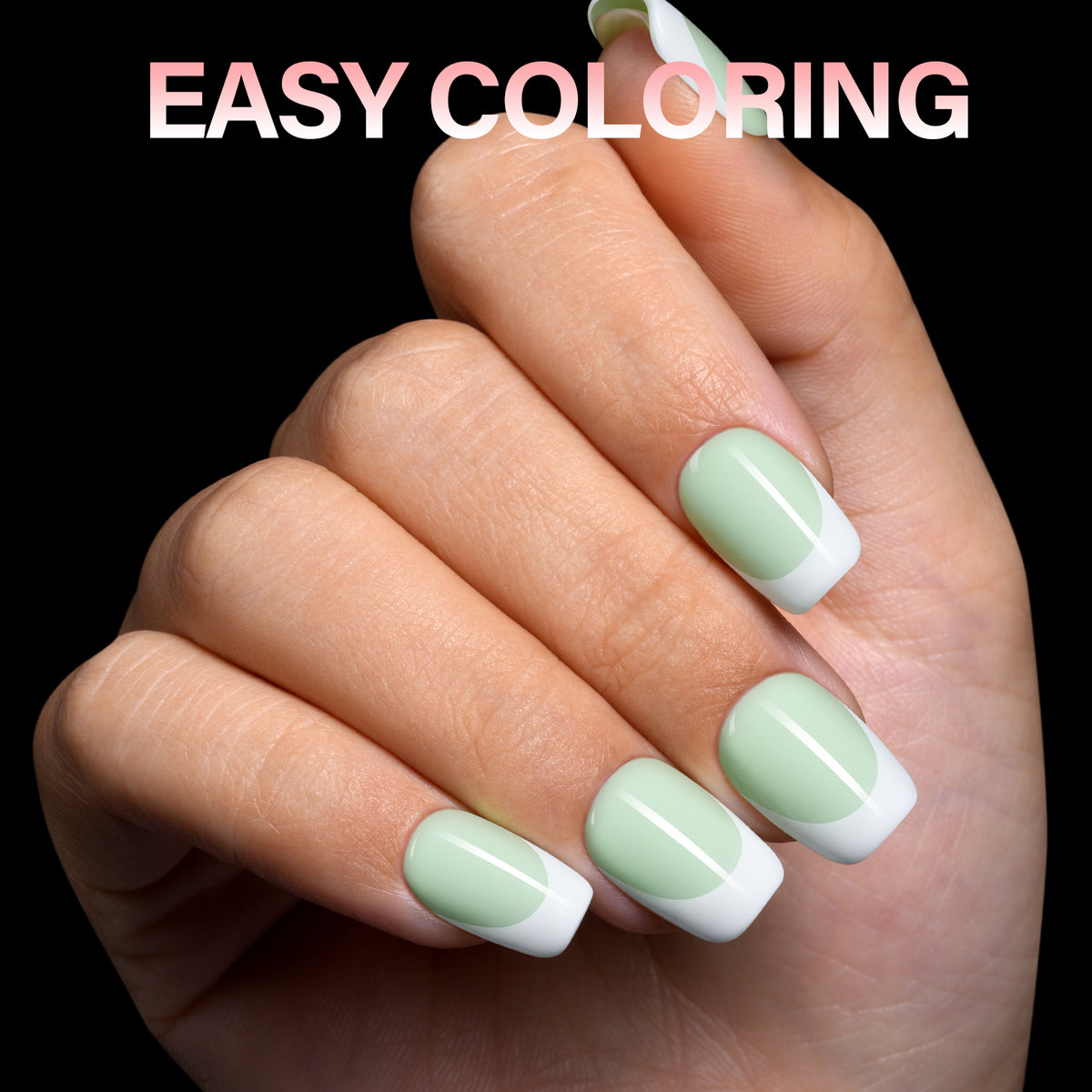 Full Cover Clear Nail Tips 
