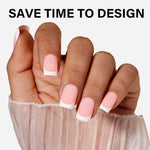 French Gel Nail Tips 5 Colors 