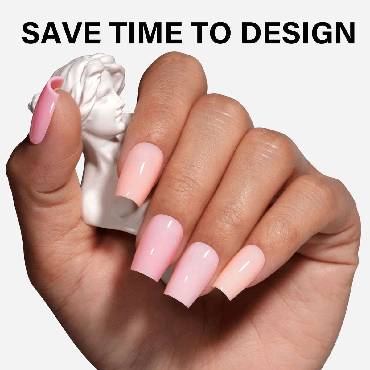 12 Mixed Colors Press-On Nails 