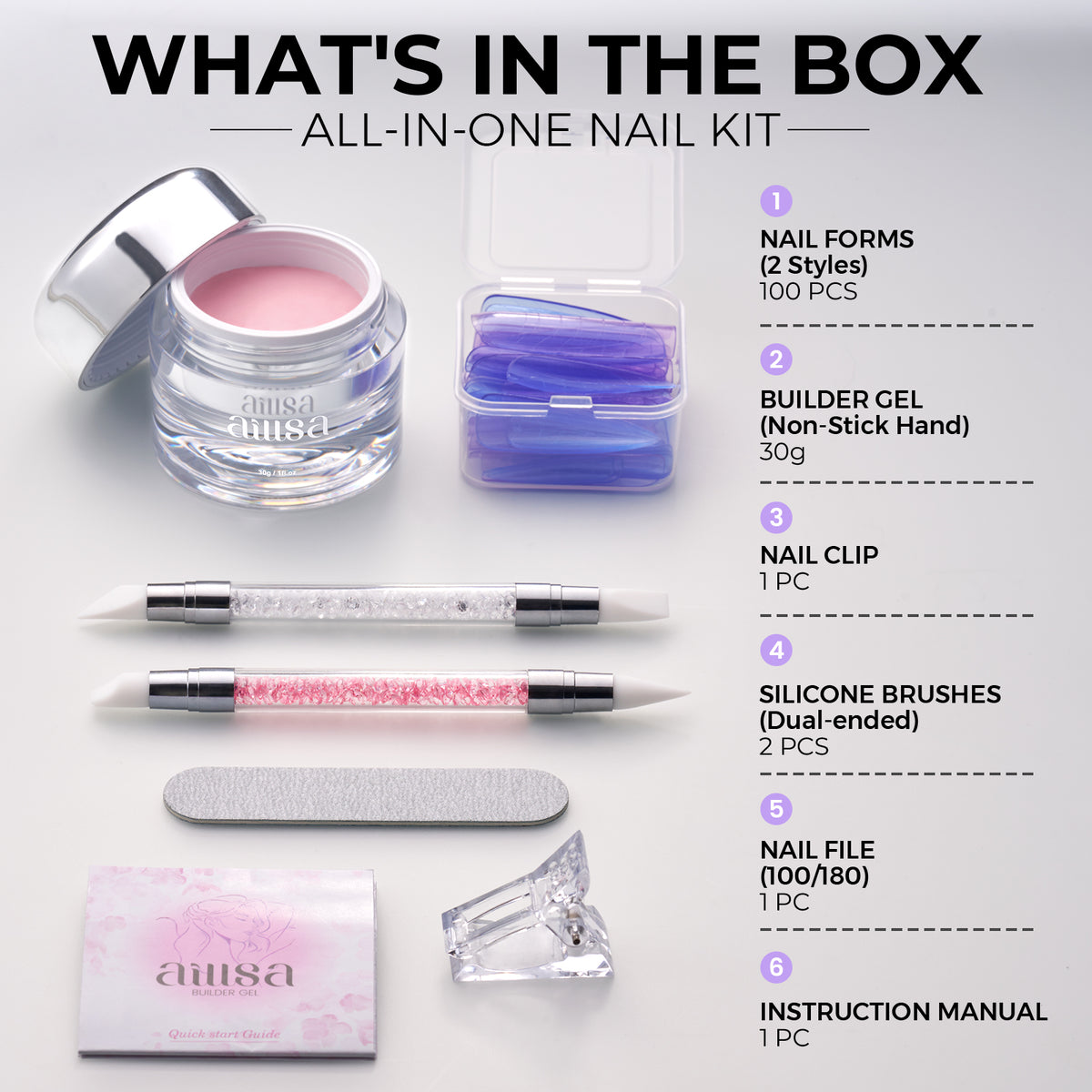 AILLSA Solid Builder Gel Nail Kit   
