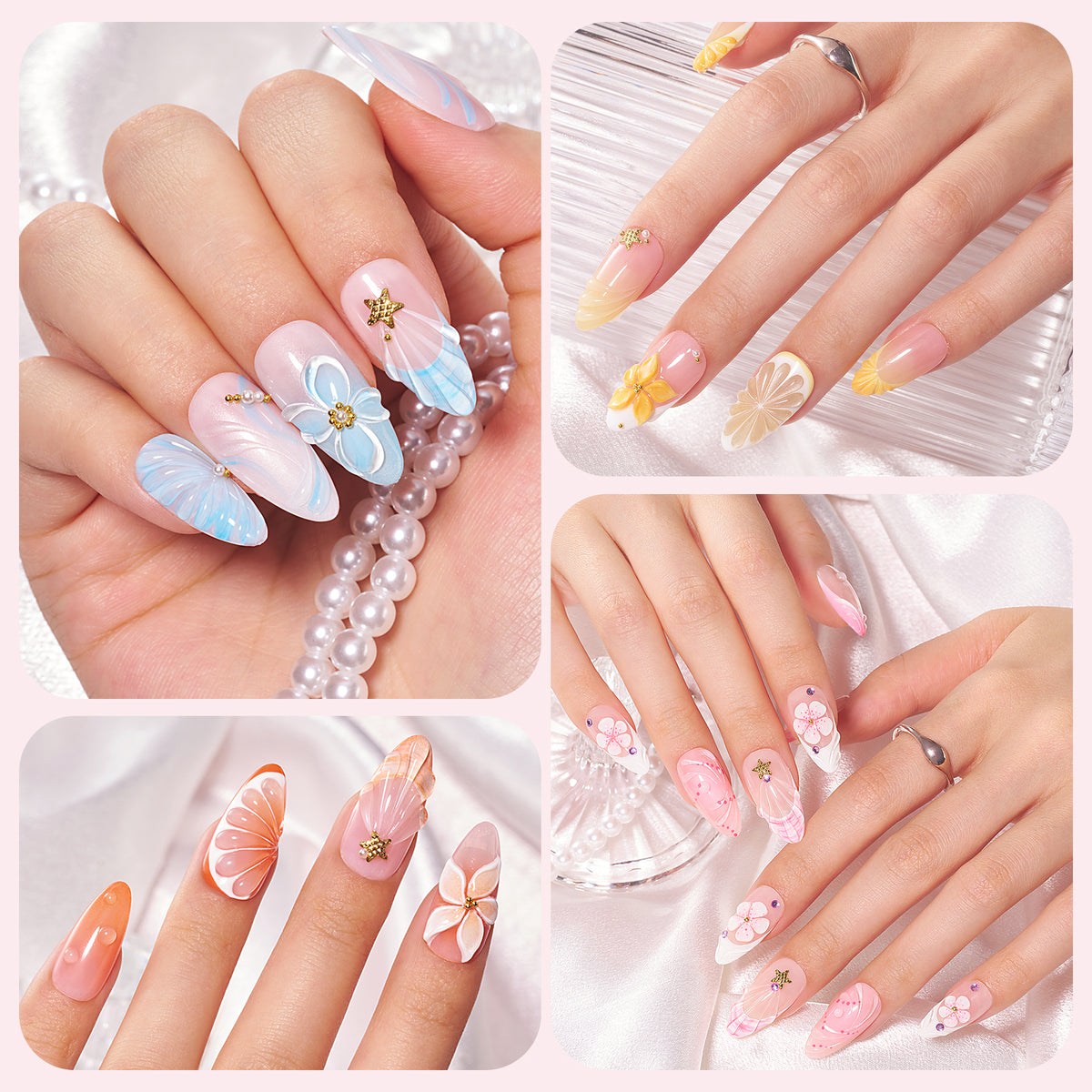 AILLSA 4-in-1 Multi-Use 3D Nail Art Gel 
