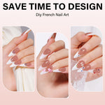French Tip Press on Nails 
