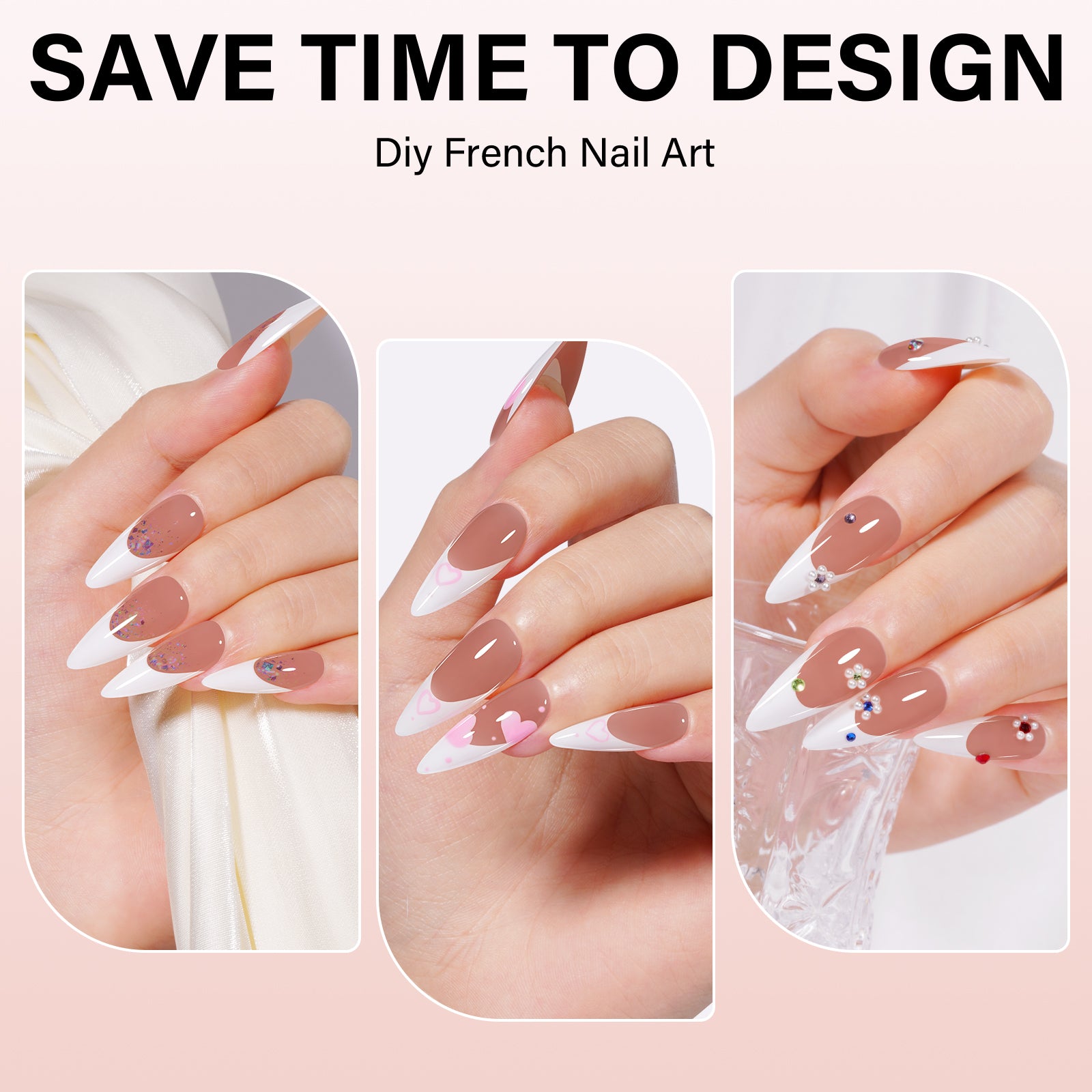 French Tip Press on Nails 