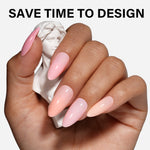 RealFit Nude Tone Mixed Color Press-On Nails 