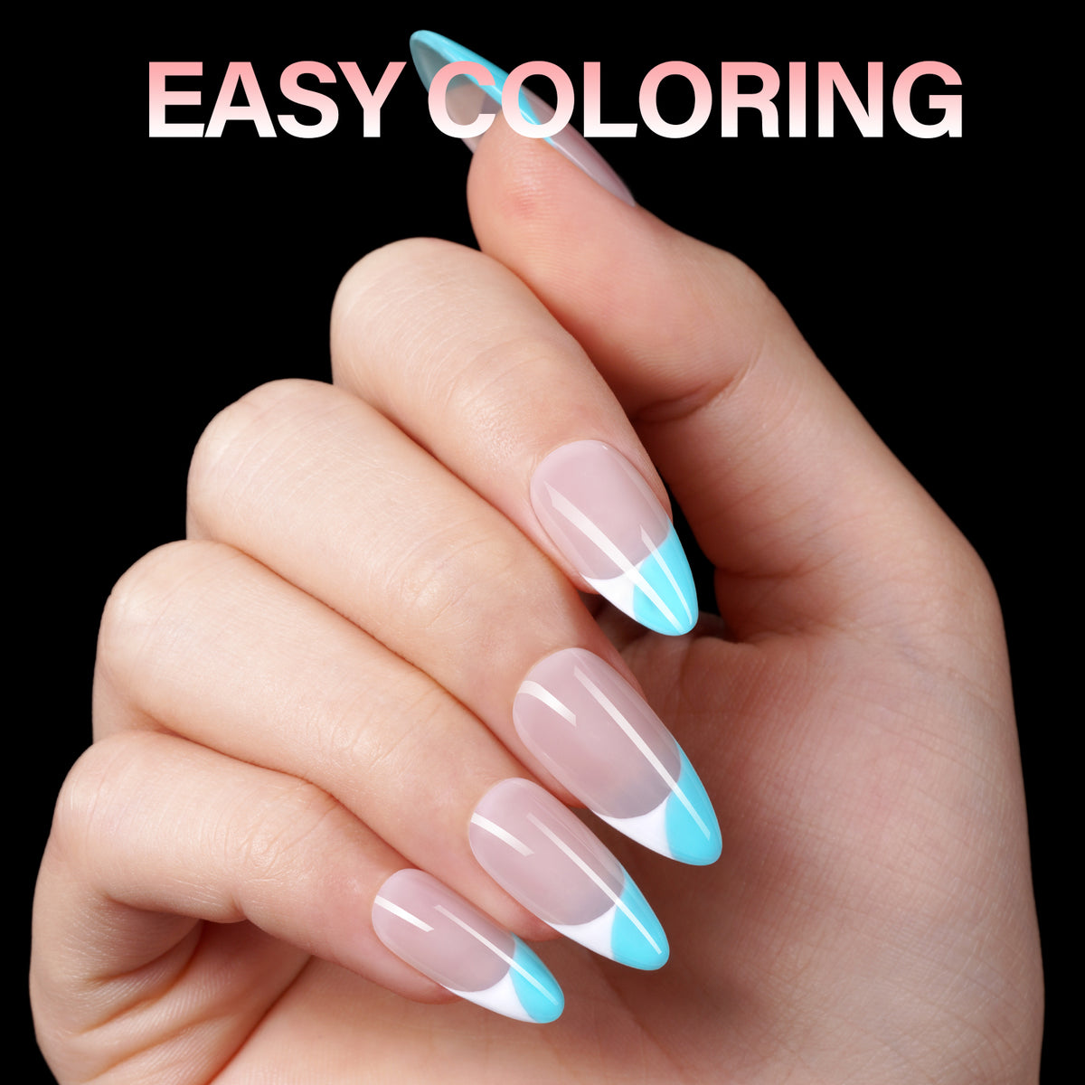 Full Cover Clear Nail Tips 