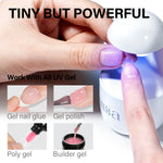 AILLSA Gel Nail Kit 240pcs Matte Nail Tips with 2 In 1 Nail Glue Polish Nail kit  