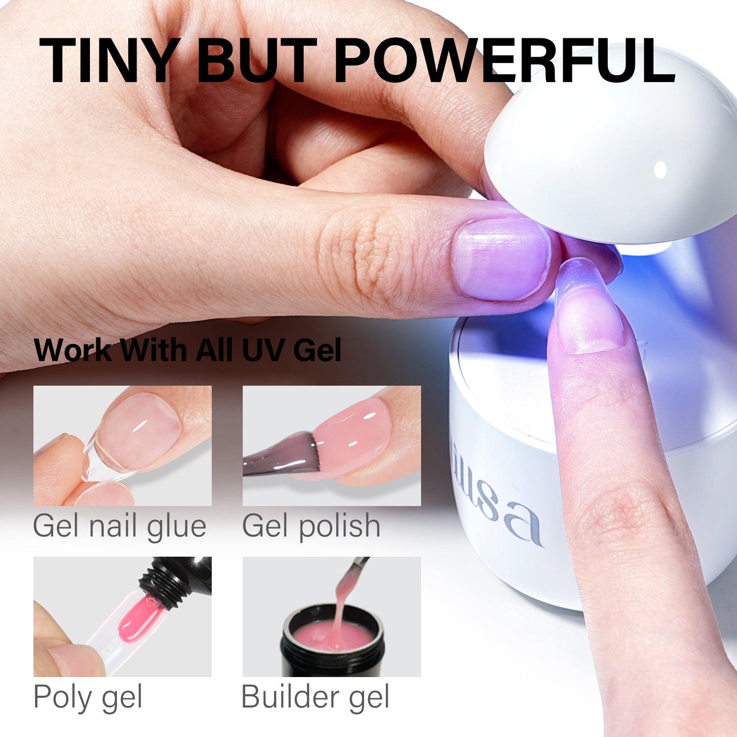 AILLSA Gel Nail Kit 240pcs Matte Nail Tips with 2 In 1 Nail Glue Polish Nail kit  