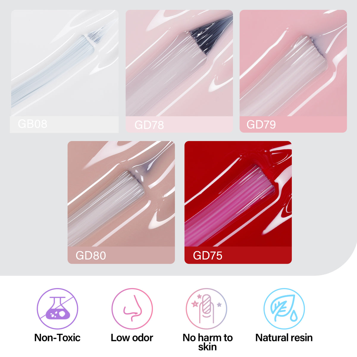 AILLSA 7PCS Gel Nail Polish Set 