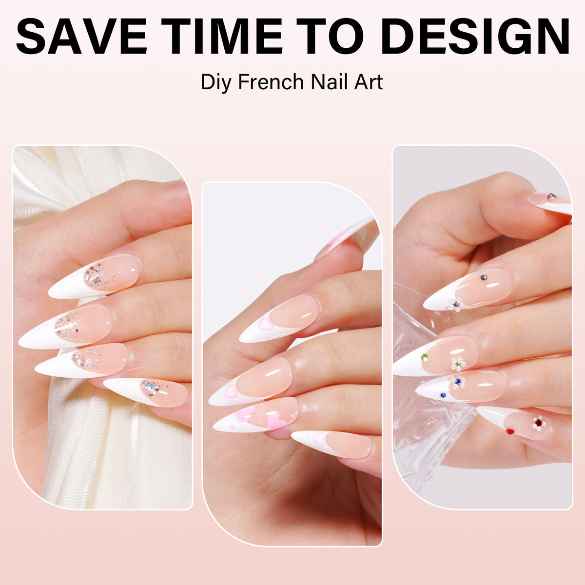 French Tip Press on Nails 