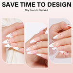 French Tip Press on Nails 