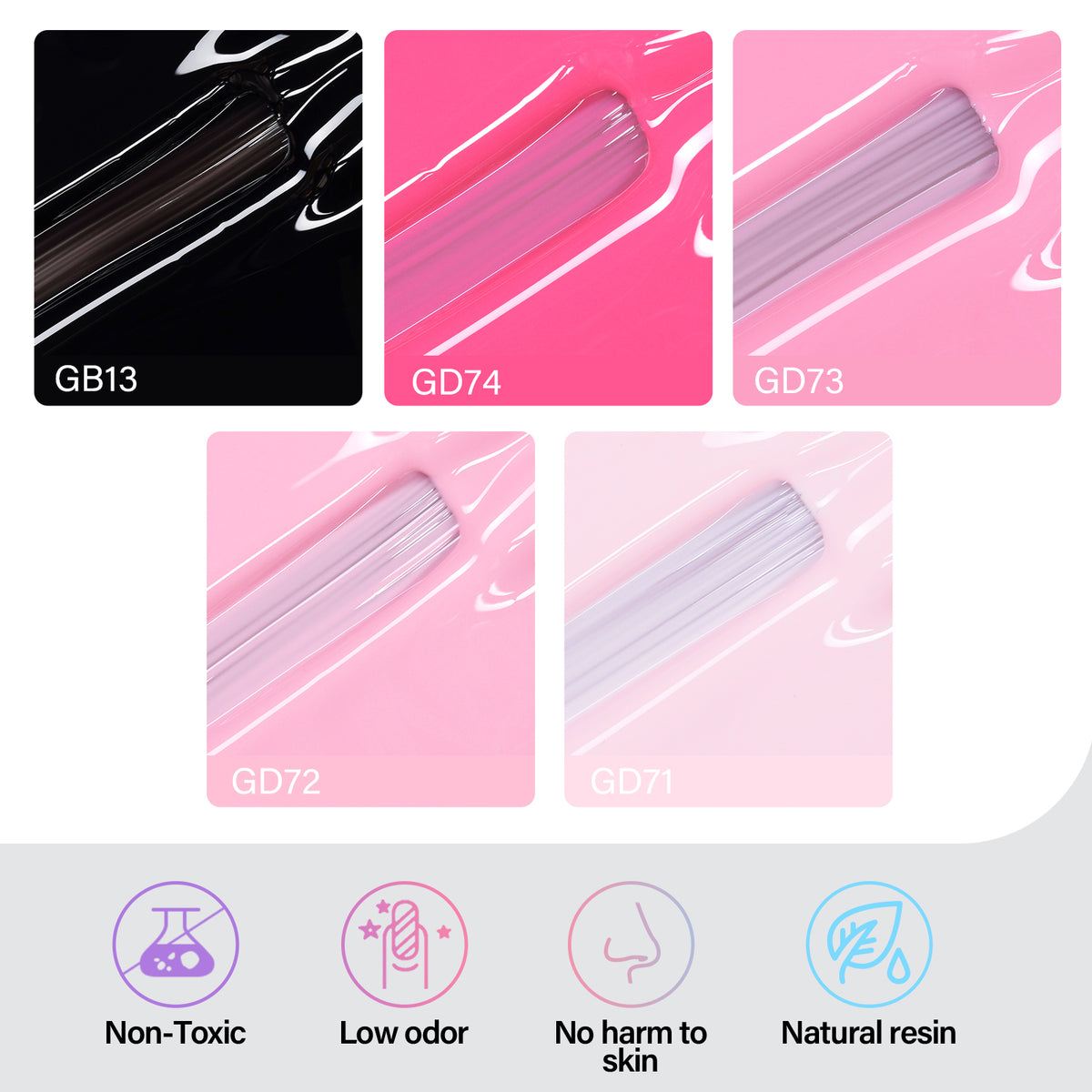 AILLSA 7PCS Gel Nail Polish Set 