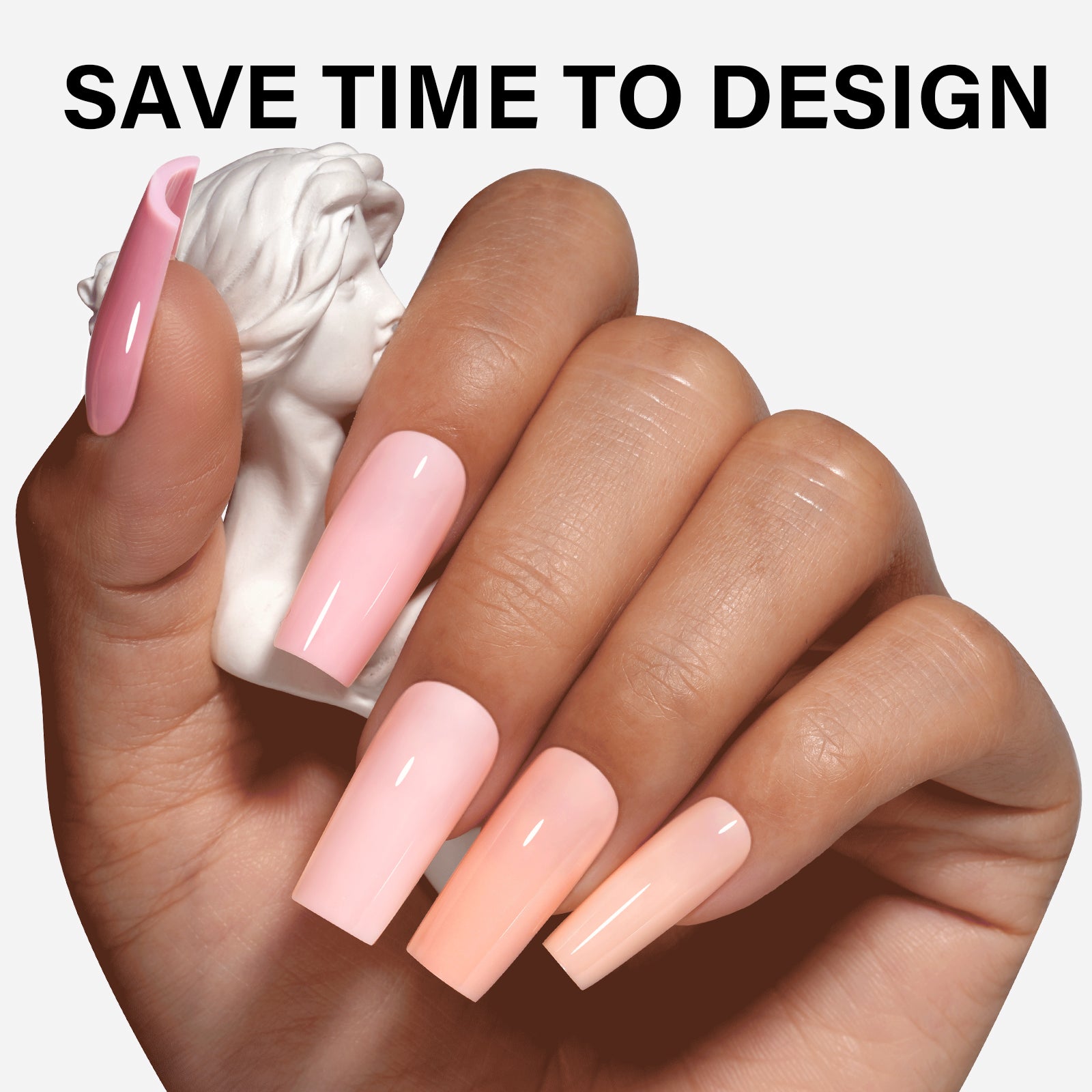 12 Mixed Colors Press-On Nails 