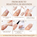 Nude Base French Tip Press On Nails 