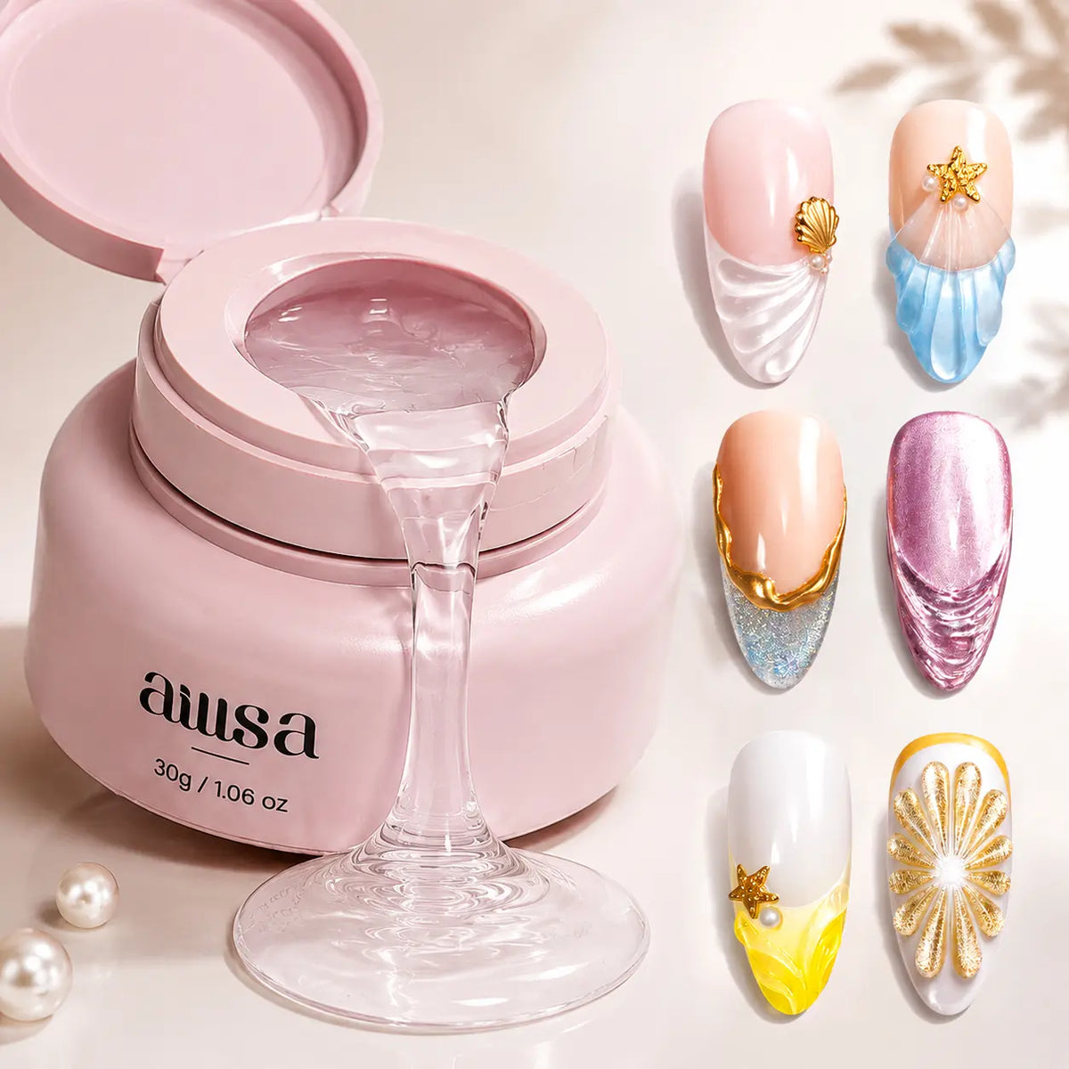 AILLSA 4-in-1 Multi-Use 3D Nail Art Gel  