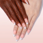 Almond French Tip Press on Nails 