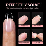 Half Matte False Nail Tips 