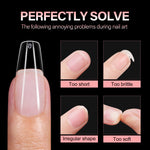 Half Matte False Nail Tips 