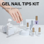 AILLSA Gel Nail Kit 240pcs Matte Nail Tips with 2 In 1 Nail Glue Polish Nail kit  