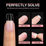 Half Matte False Nail Tips 