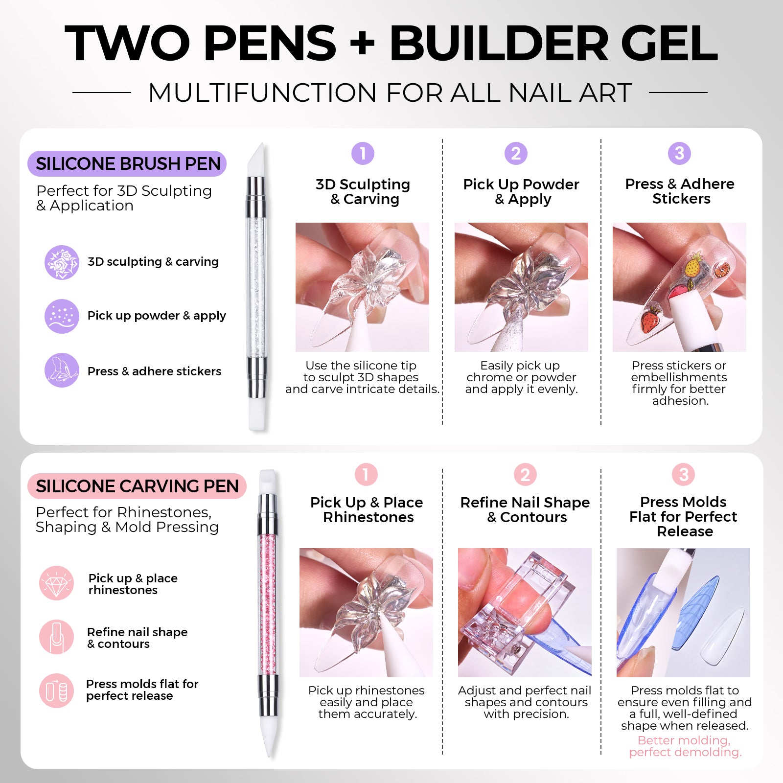 AILLSA Solid Builder Gel Nail Kit 