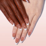 Almond French Tip Press on Nails 