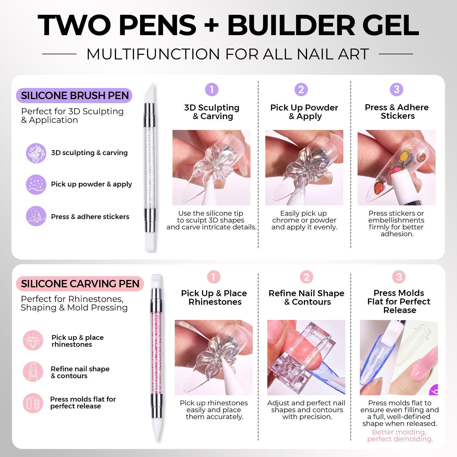 AILLSA Solid Builder Gel Nail Kit   
