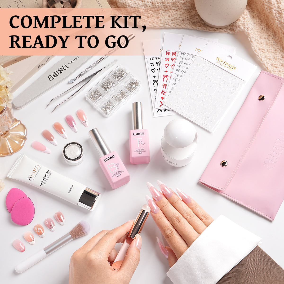 AILLSA Cozy French Press-On Kit 