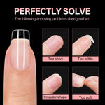 Half Matte False Nail Tips 