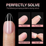 Half Matte False Nail Tips 