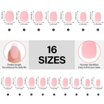 French Gel Nail Tips 5 Colors 