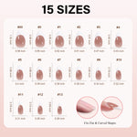 Almond French Tip Press on Nails 