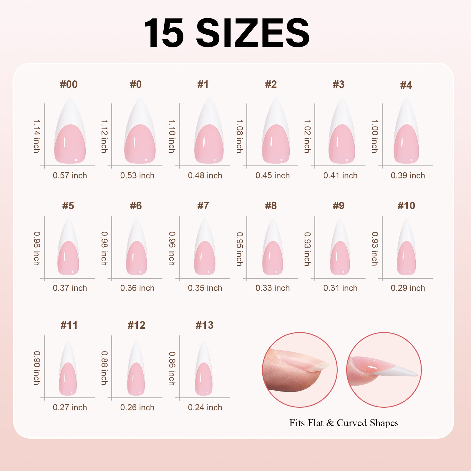 French Tip Press on Nails 