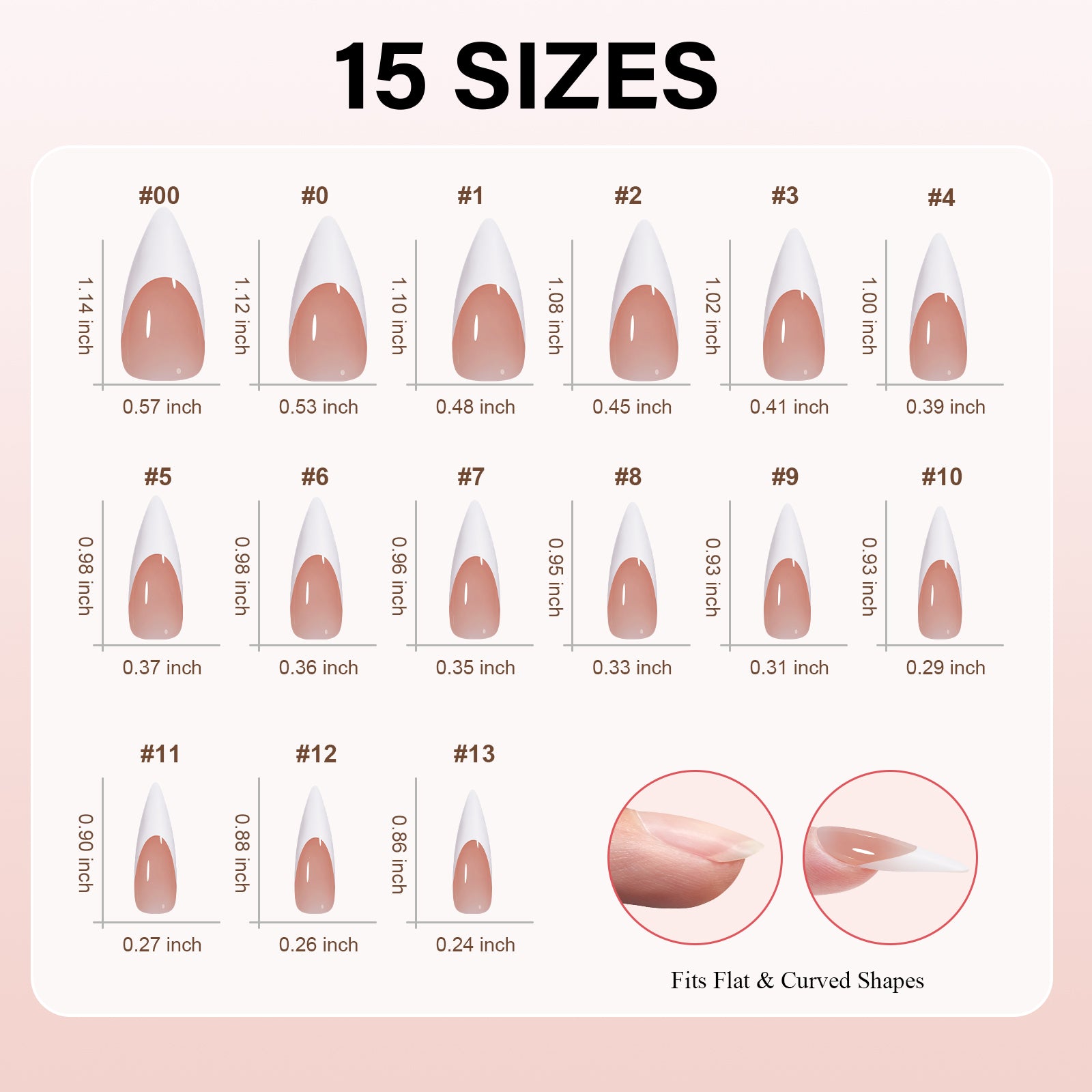 French Tip Press on Nails 