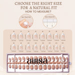 Nude Base French Tip Press On Nails 