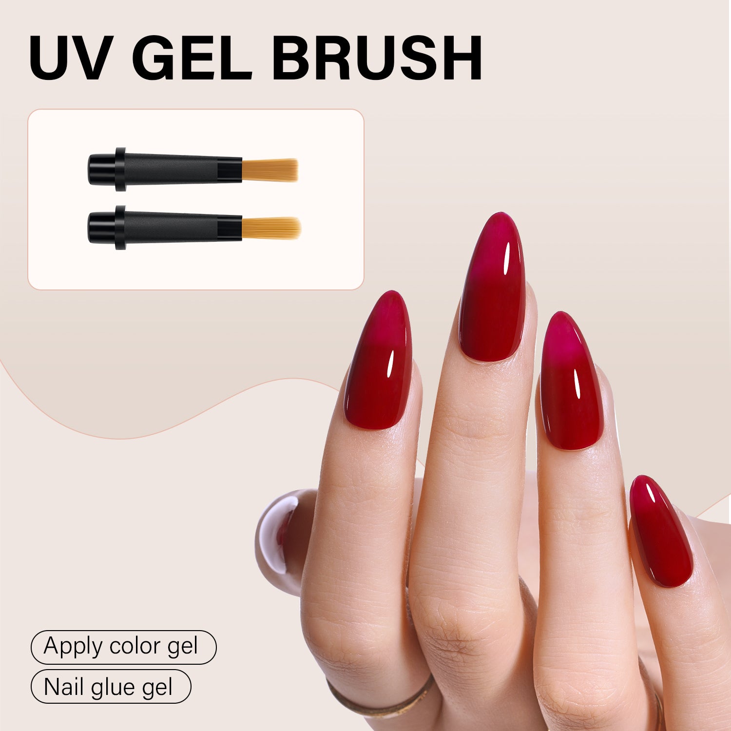 AILLSA Nail Art Brush Set 