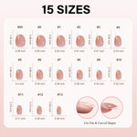 Almond French Tip Press on Nails 