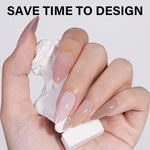 RealFit Nude Tone Mixed Color Press-On Nails 