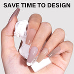 RealFit Nude Tone Mixed Color Press-On Nails 